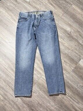 Lee Extreme Motion Jeans Mens 34x30 Blue Denim Straight Fit Stretch Performance